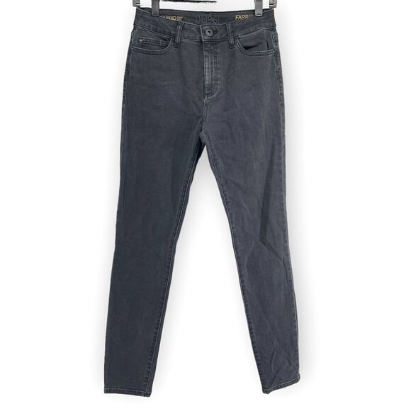 DL1961 Farrow High Rise Instaslim Magma Faded Black Women’s Skinny Jeans Size 28 - Picture 1 of 16